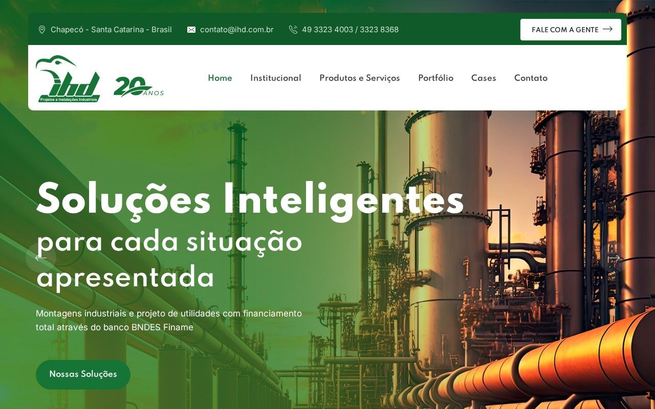Site IHD Projetos