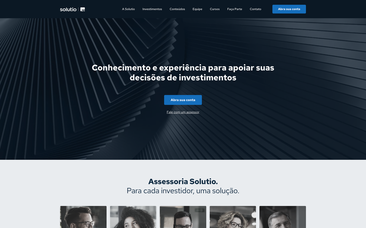 Site Solutio Investimentos